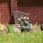 Busch 79931 - H0 - Action-Set: Grabpflege